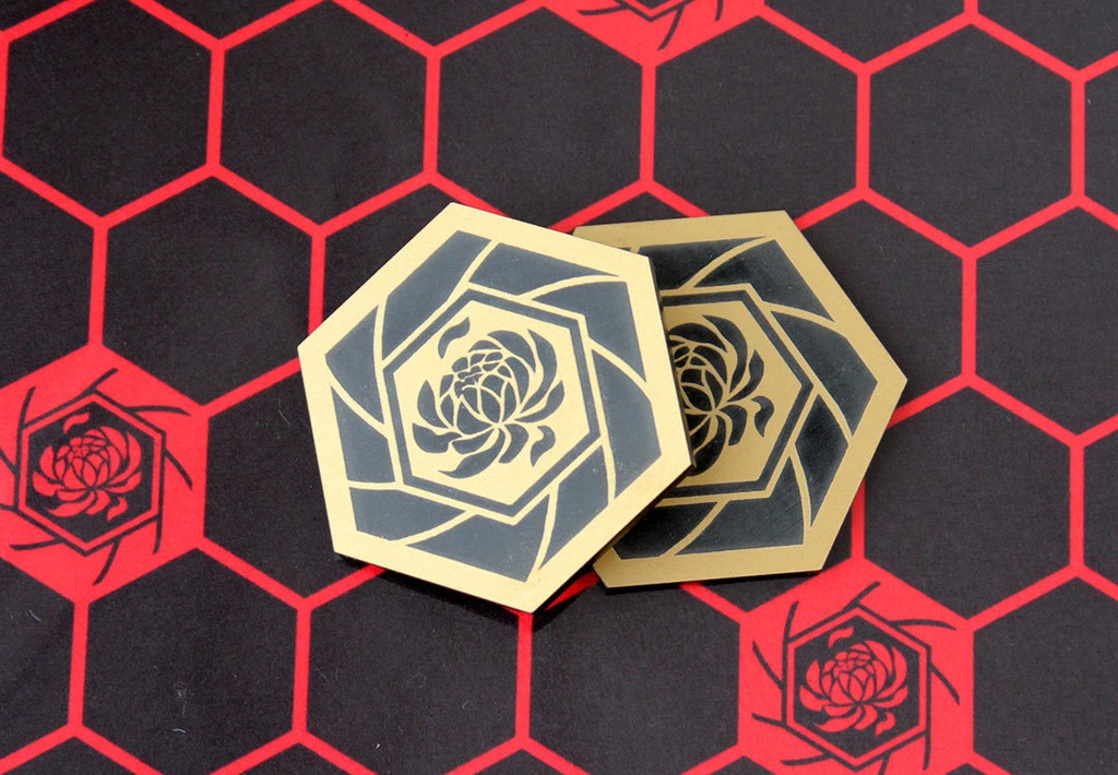 亀甲紋プレート