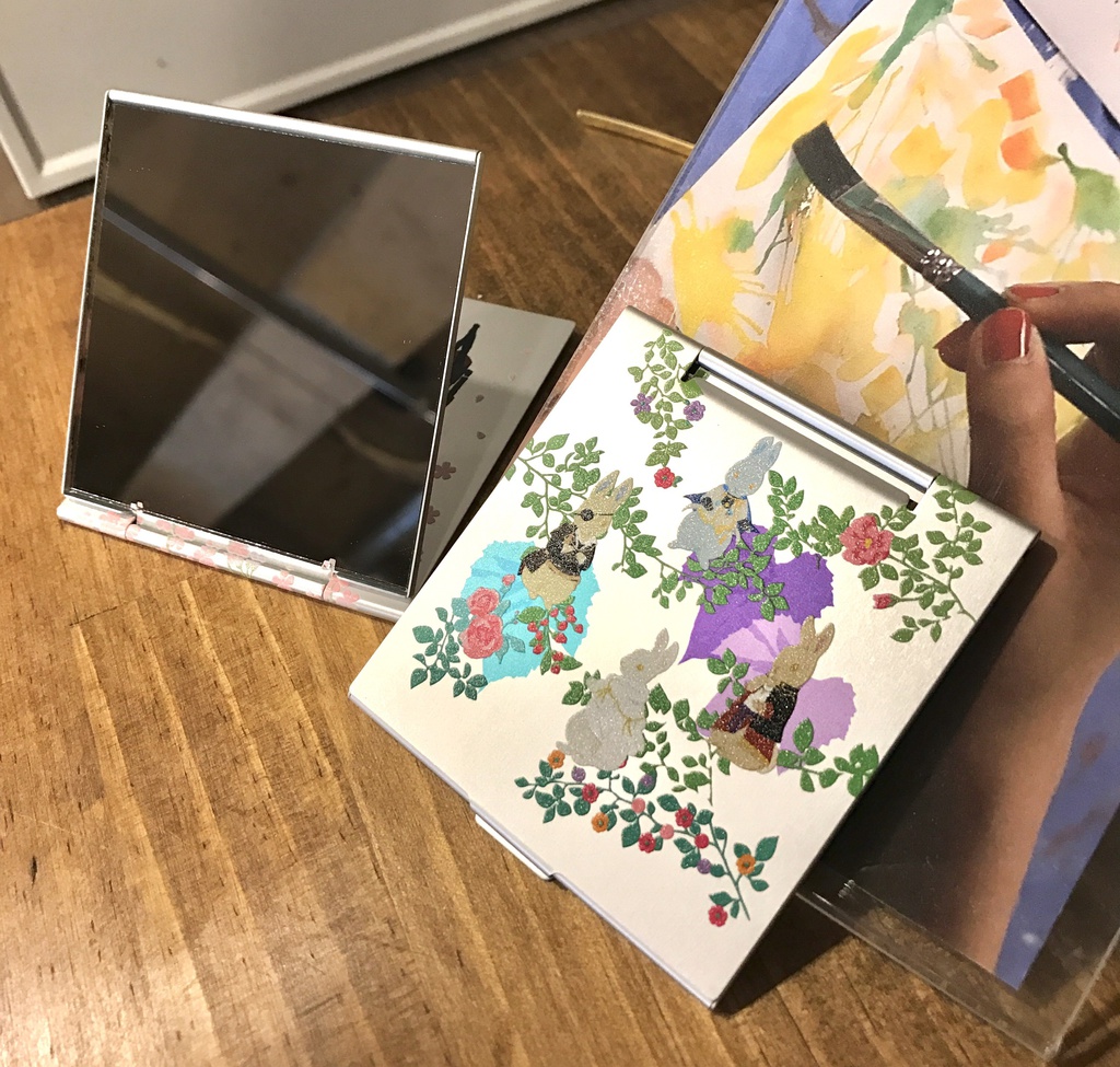 アルミスタンドミラー(粟田口、伊達、伊達うさぎ)