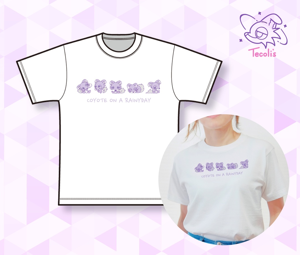 Tシャツ -COYOTE ON A RAINYDAY-