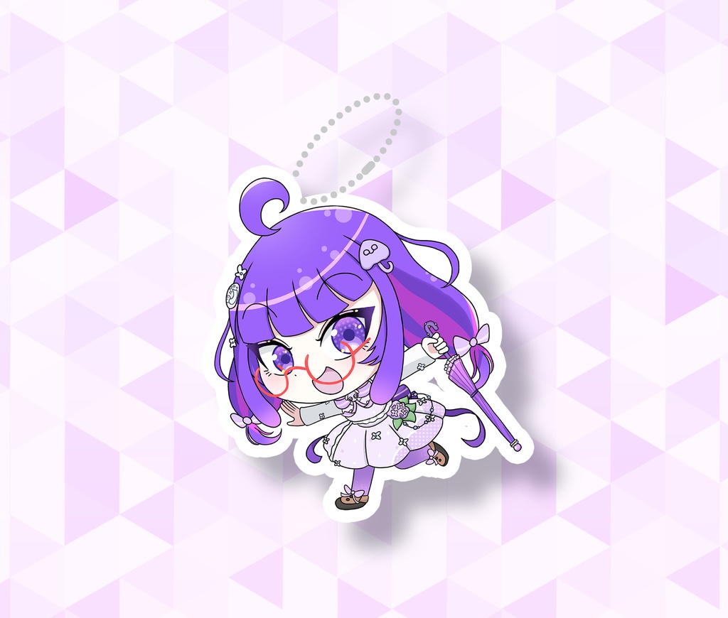 ミニキャラアクキー -雨野こよみ-
