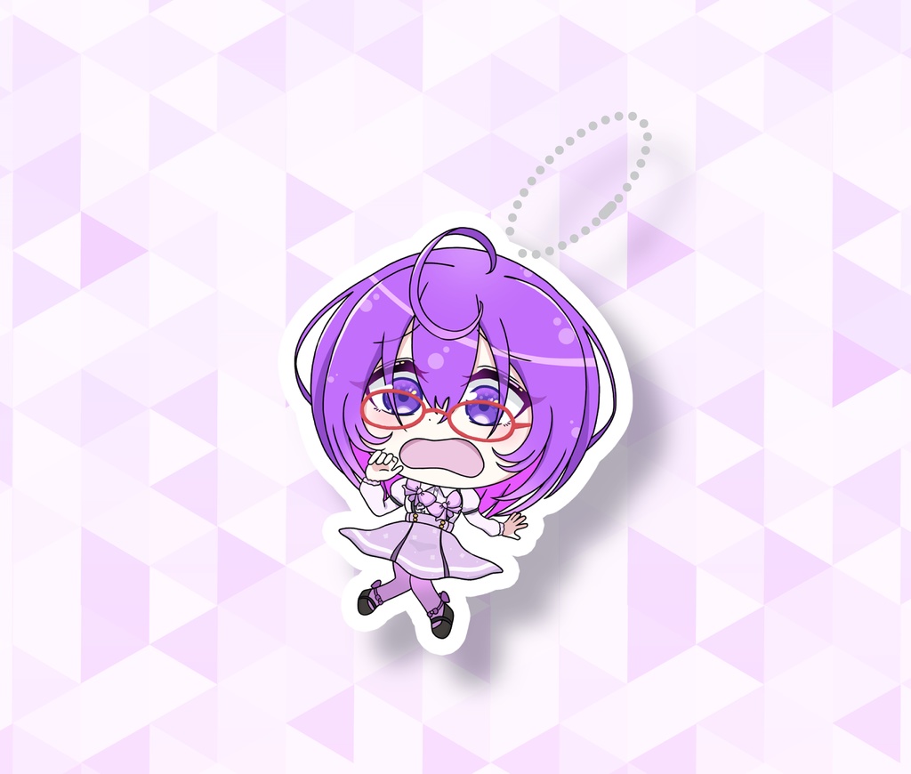 ミニキャラアクキー -雨野こよね-