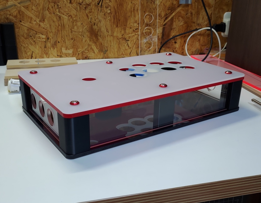 自作アーケードコントローラー用柱50mm