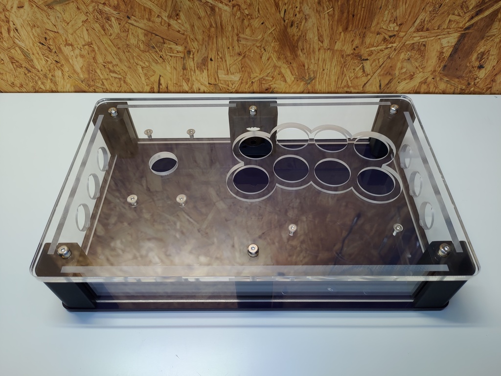 受注生産 コンパクトアケコンケース(クリアトップ)