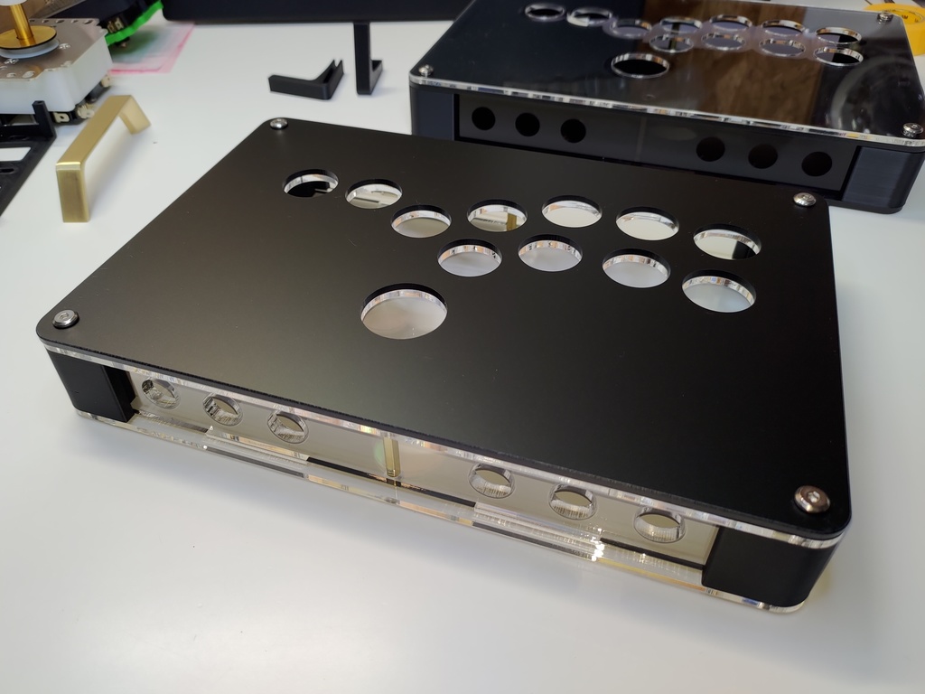 自作小型アーケードコントローラー用柱30mm