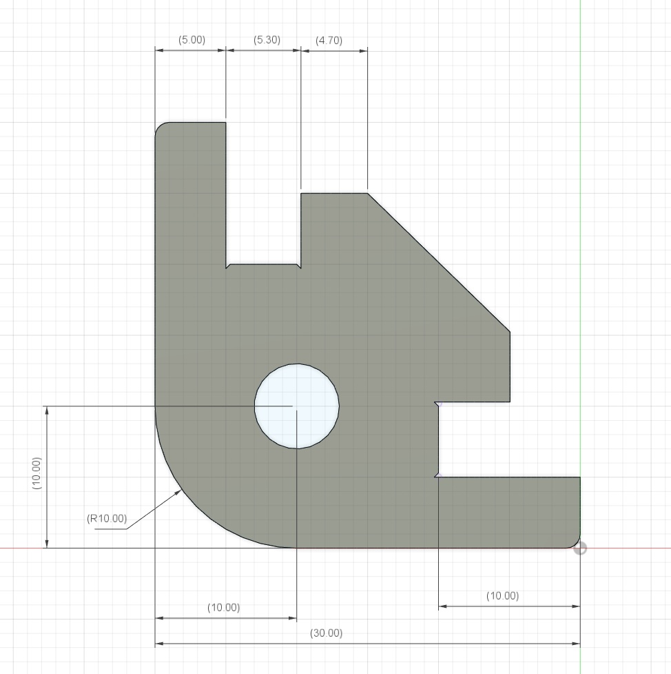 自作小型アーケードコントローラー用柱30mm