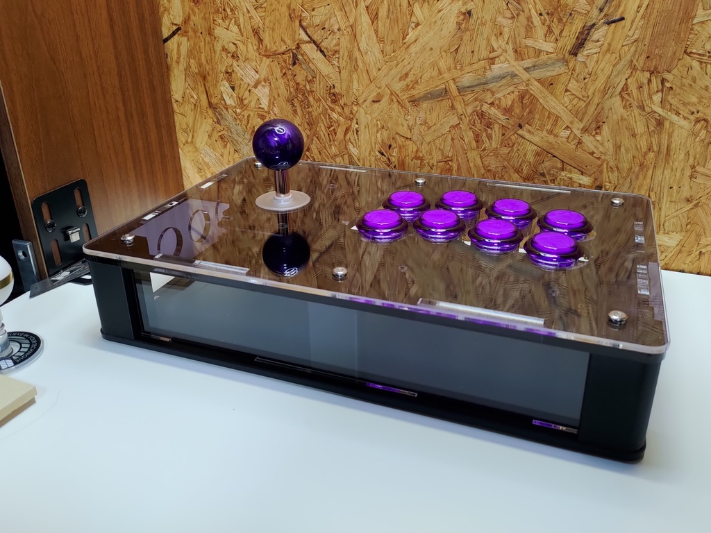 受注生産コンパクトアケコンケース(中サイズ)マウンター付き