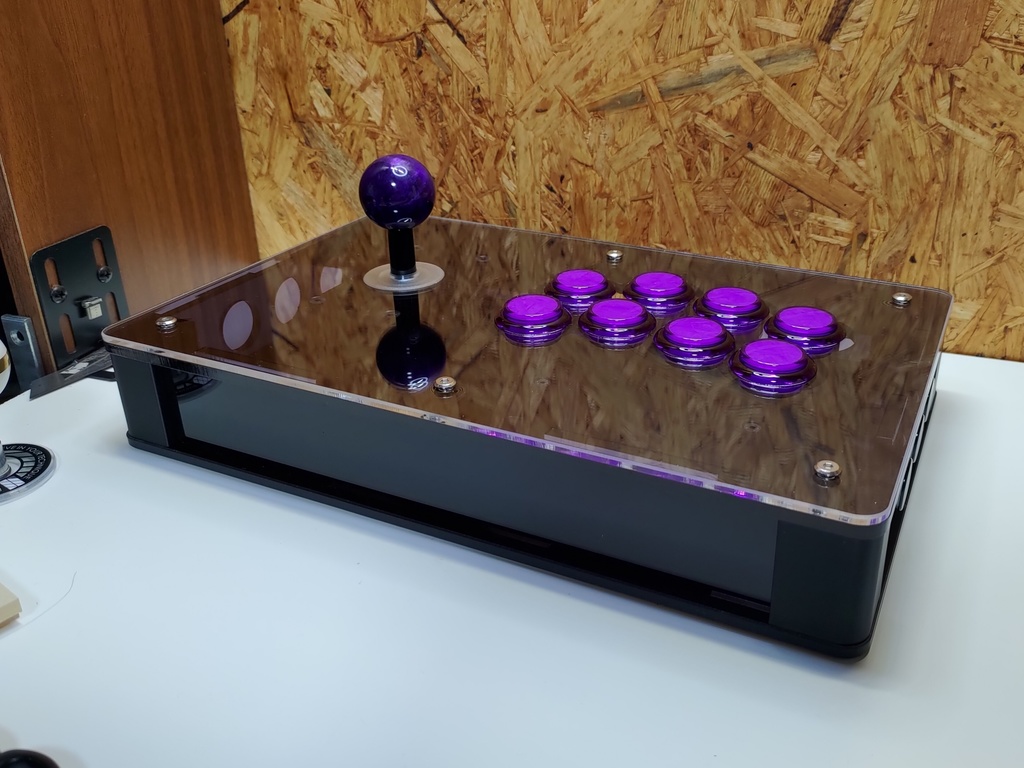 受注生産コンパクトアケコンケース(中サイズ)マウンター付き