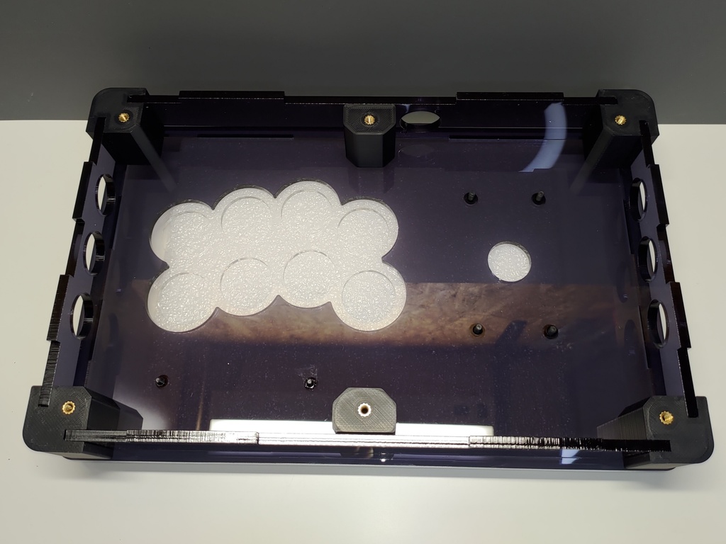 受注生産コンパクトアケコンケース(中サイズ)マウンター付き