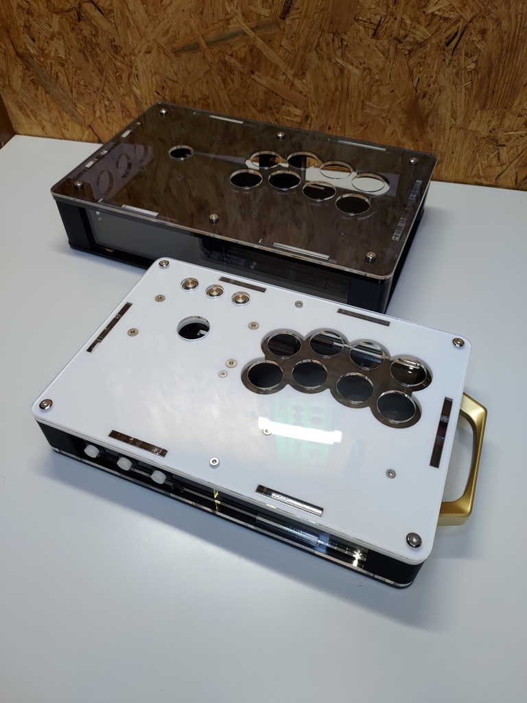 レバーレス兼三和JLF専用薄型(24mmボタン型)コンパクトアケコンケース