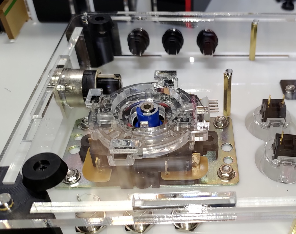 レバーレス兼三和JLF専用薄型(24mmボタン型)コンパクトアケコンケース