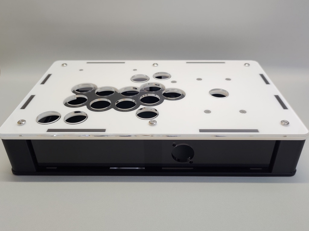 中型レバーオール24mmボタン使用アケコンケースタイプ3 メカクシキャップ2個付き