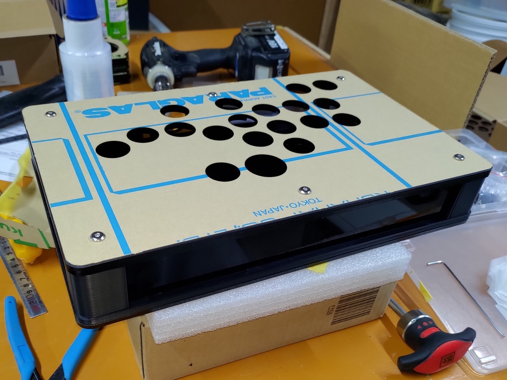 中型多ボタンレバーレスタイプ2(ストッパー式メカクシキャップ3個付き)