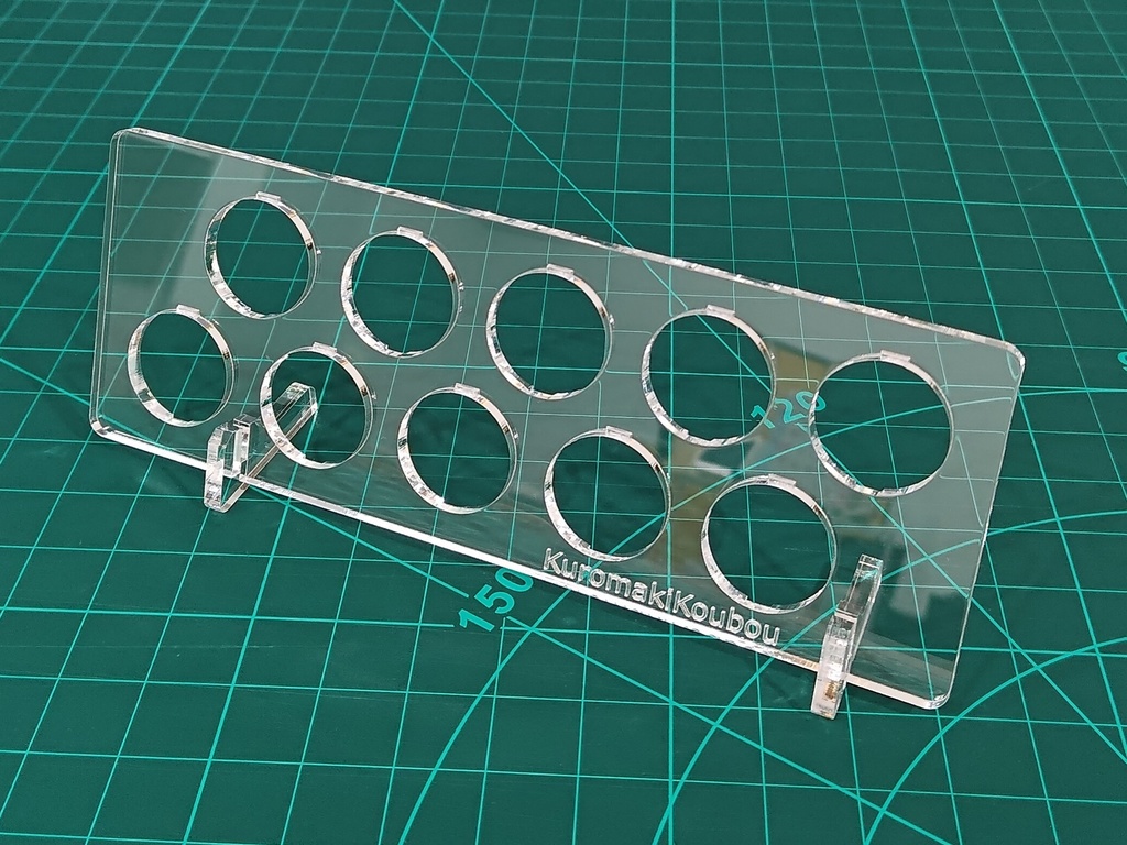 大型ボタンスタンド