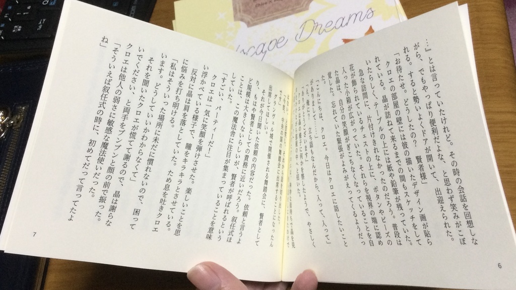 【クロ晶♀】横綴じ本 Landscape Dreams