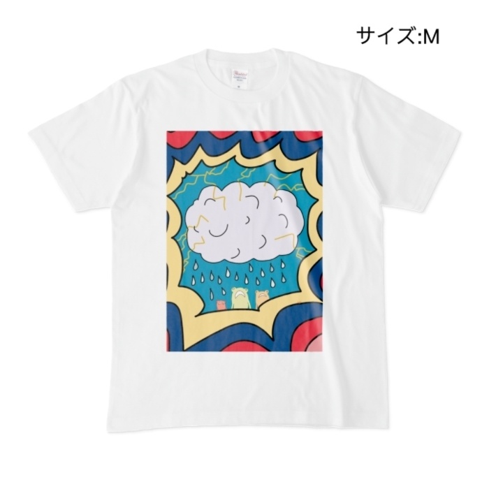 梅雨のかえる・白Tシャツ