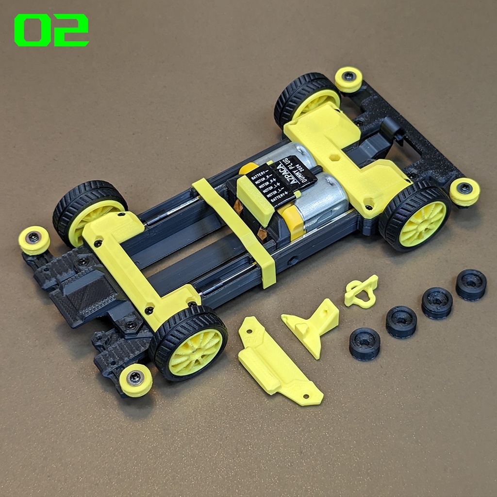 AZ-RC1シャーシ(ラジ四駆互換)