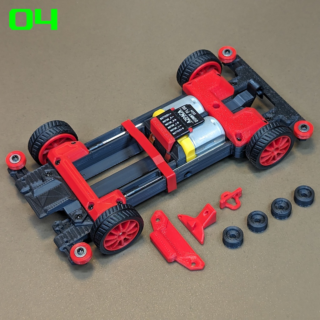 AZ-RC1シャーシ(ラジ四駆互換)