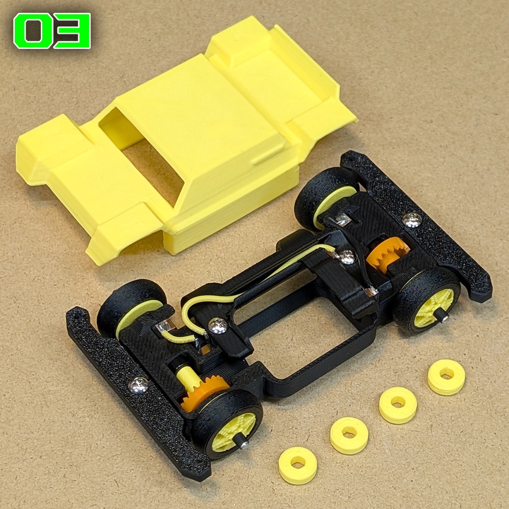 1/2サイズの四駆