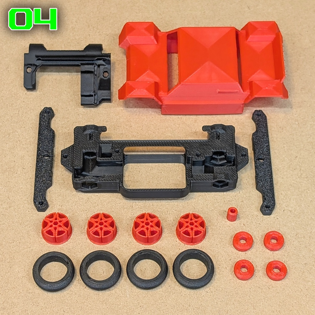 1/2サイズの四駆