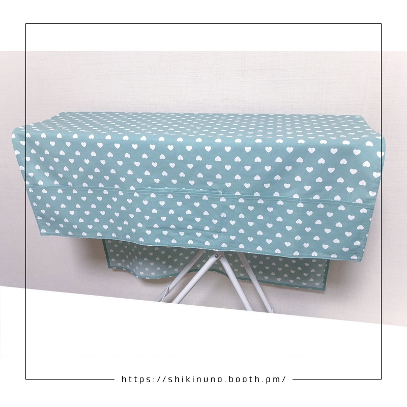 【敷布】ハート柄(ポーチ付き)