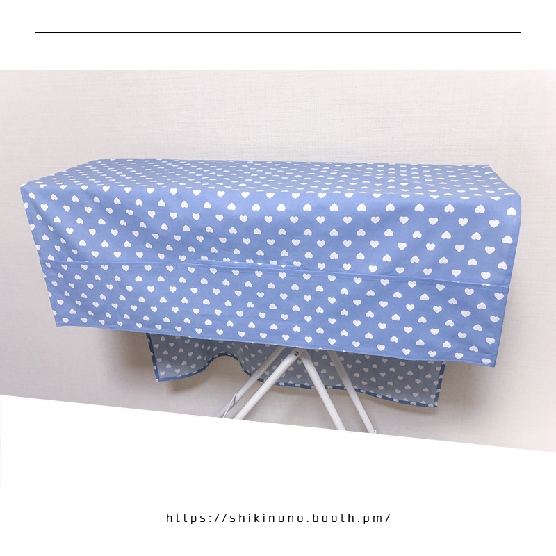 【敷布】ハート柄(ポーチ付き)