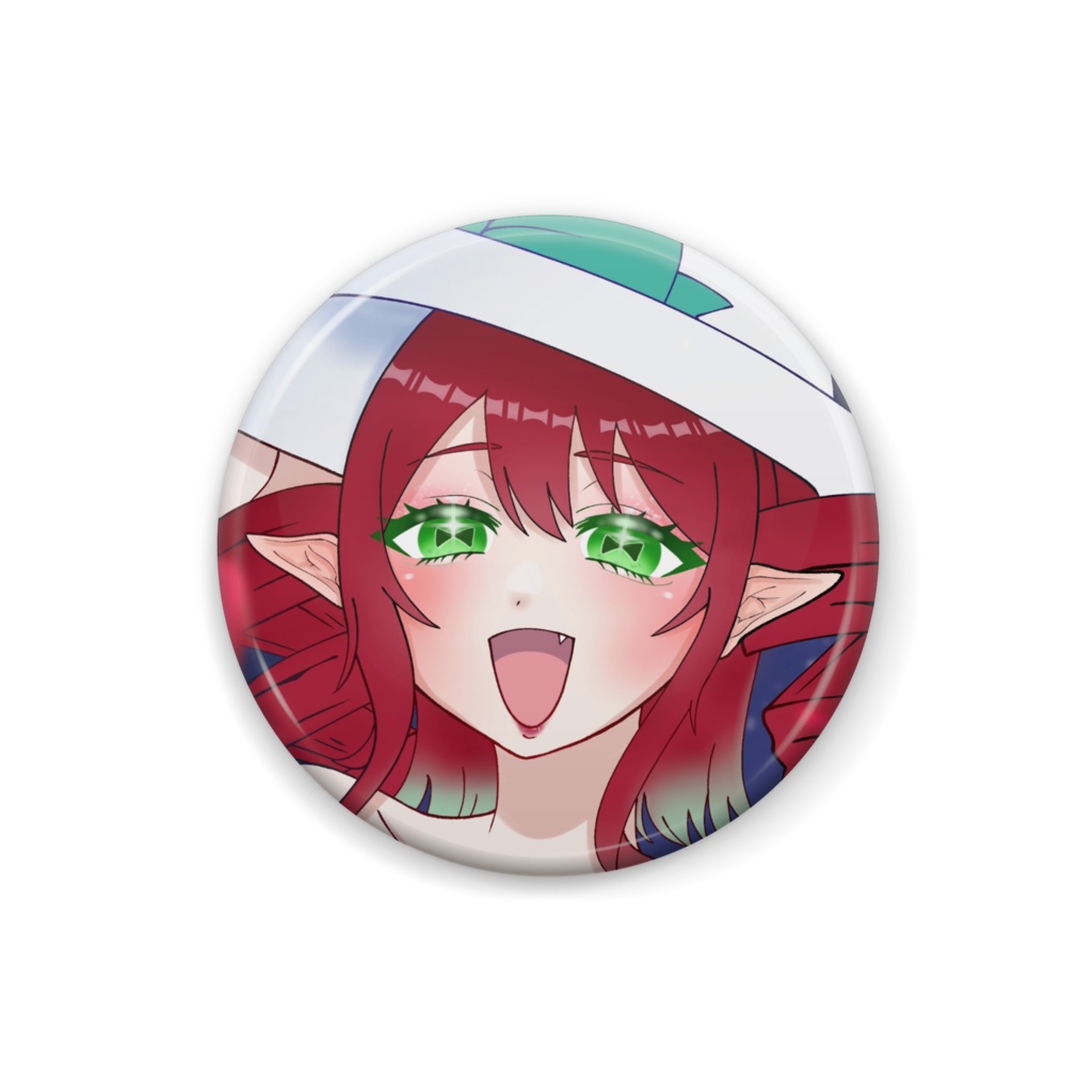 満点笑顔缶バッジ