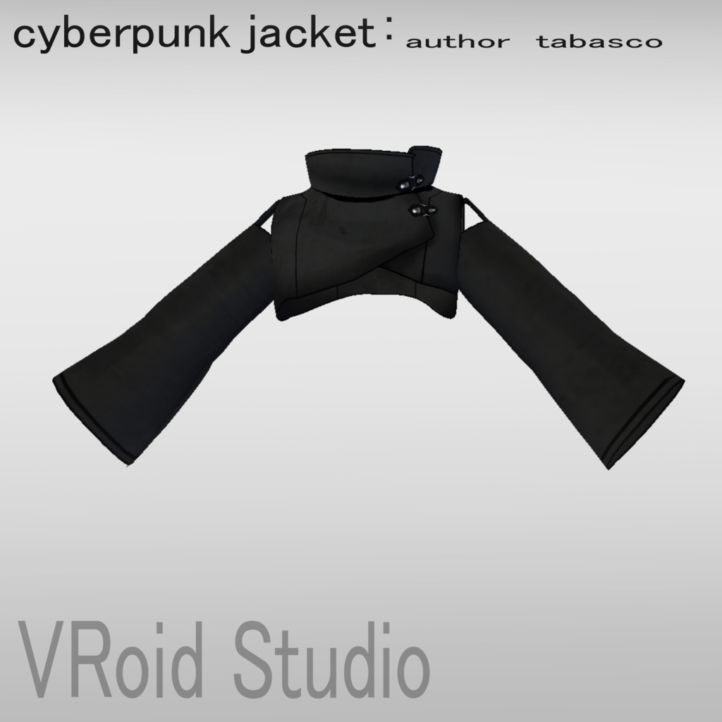 「VRoid Studio」サイバーパンク風ジャケット２