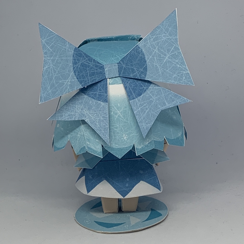 チルノ ペーパークラフト