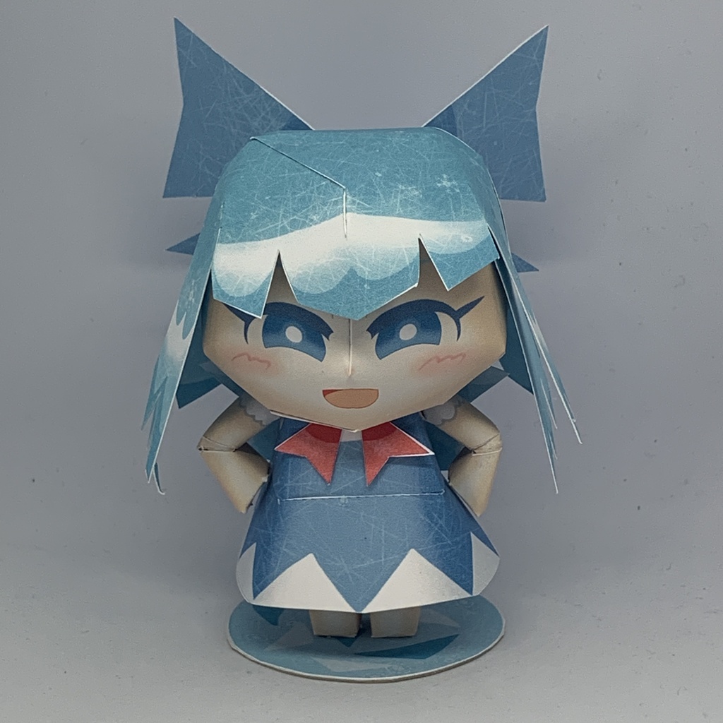 チルノ ペーパークラフト