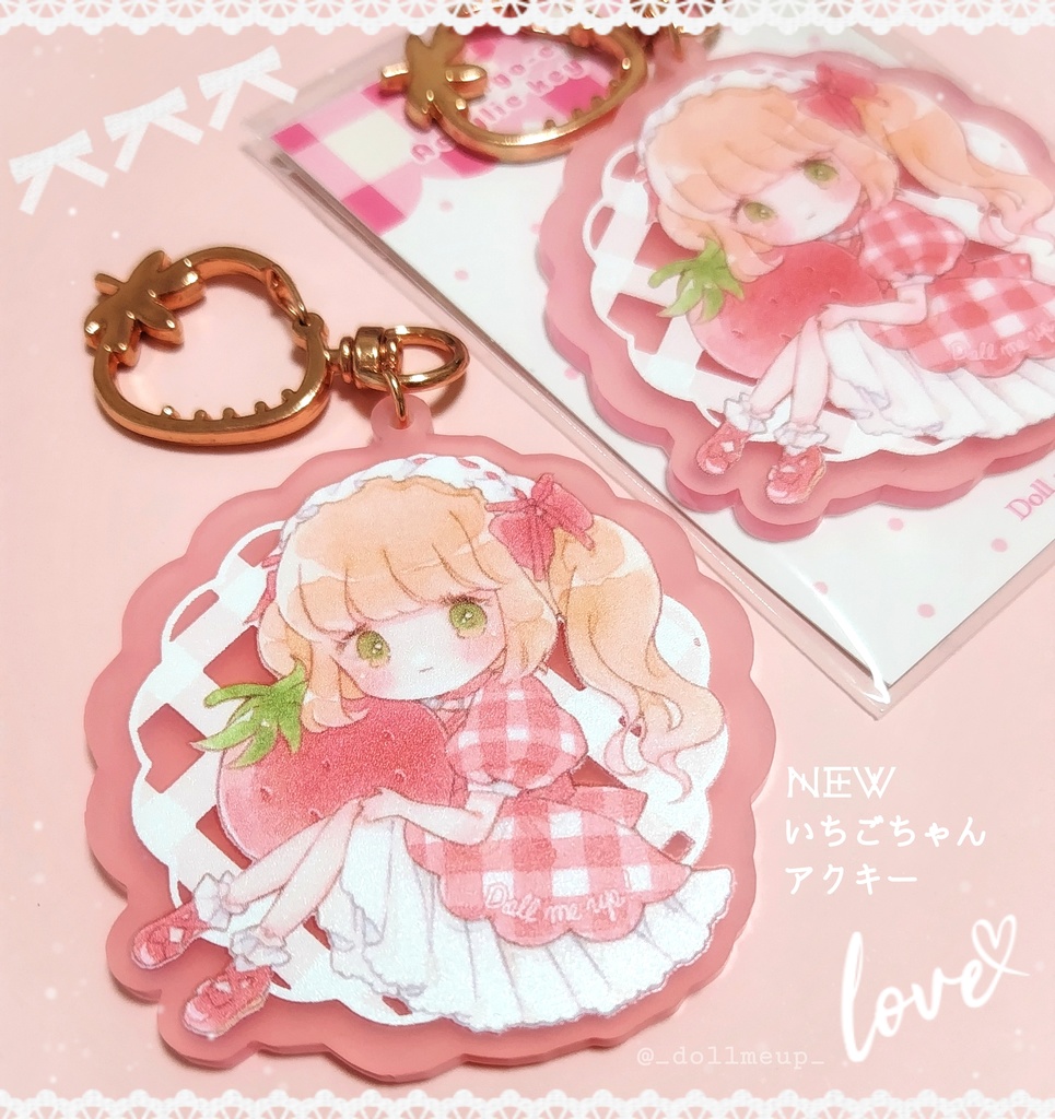 New🍓いちごちゃんアクキー