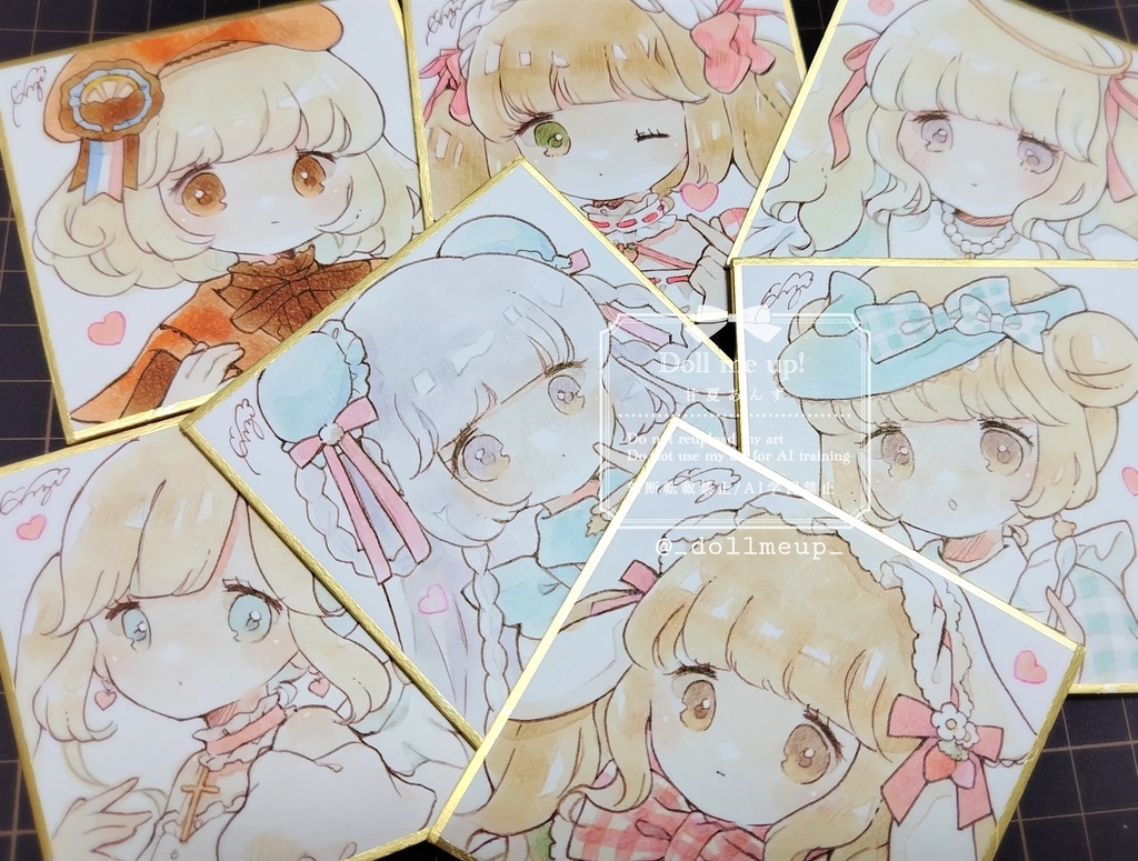 【10/18 22:00〜販売開始】New🌟豆色紙原画ガチャ