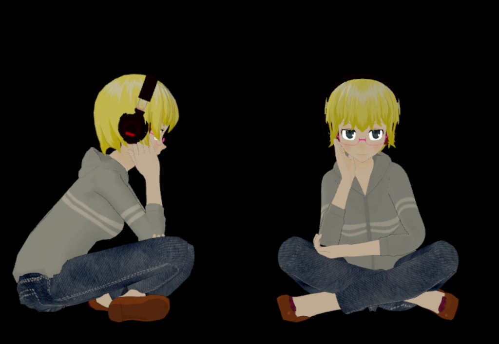 【無料】めりーさんのポーズ集1