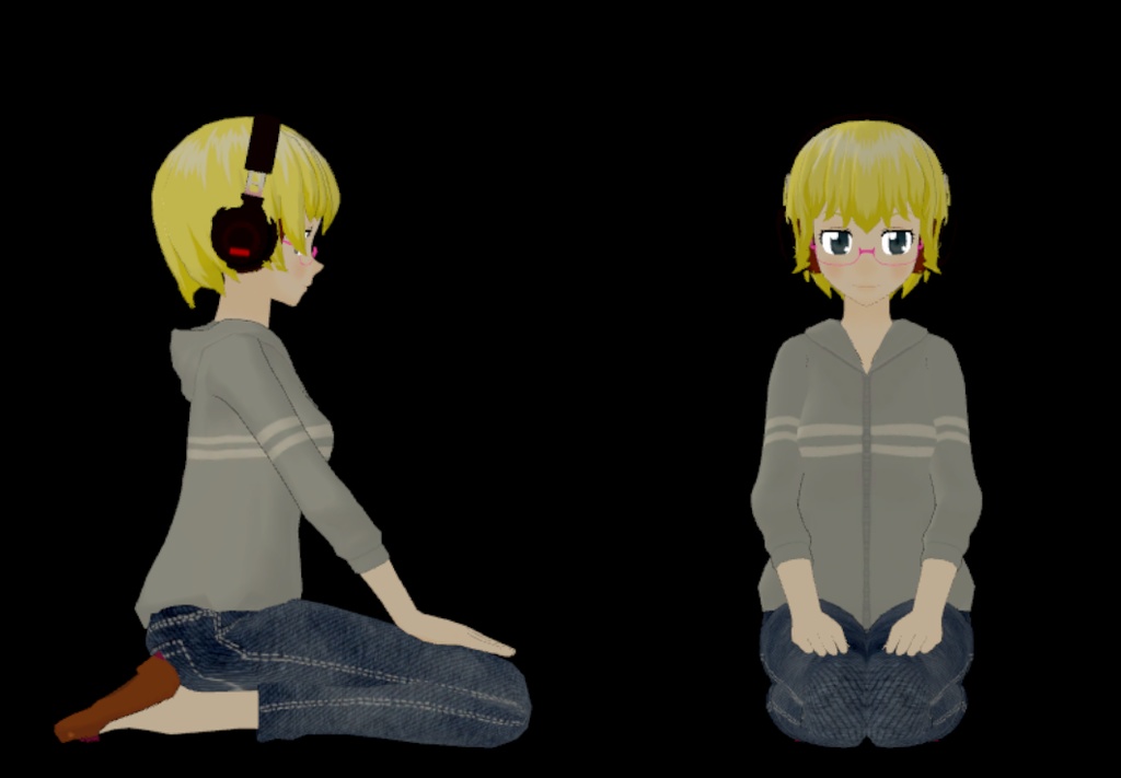 【無料】めりーさんのポーズ集1