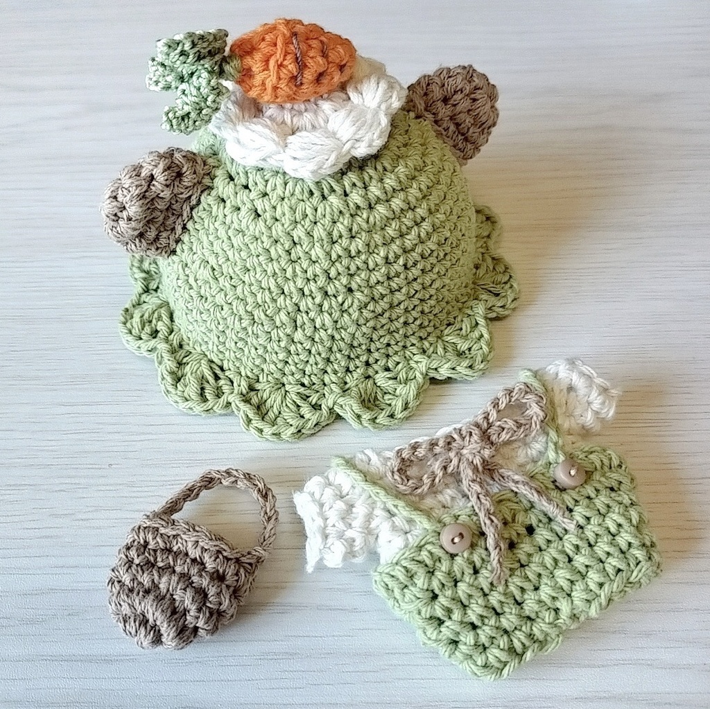 《再販》にんじんケーキ🥕🧸Bear Yellow Green