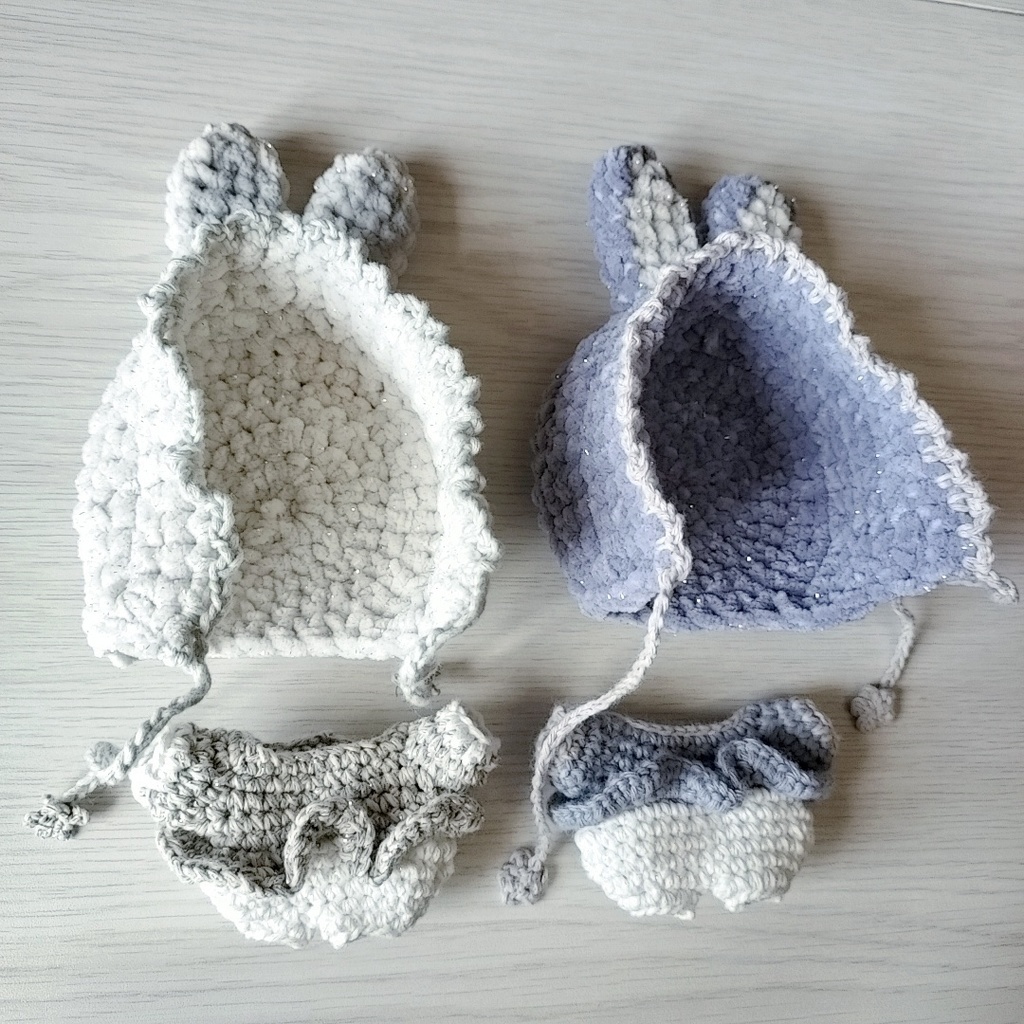 Simple〰️🤍baby bunny set🍼🐰