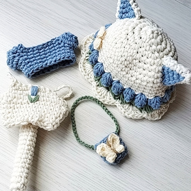 うららかお出かけset🌷︎´-Hyacinth Blue🪻