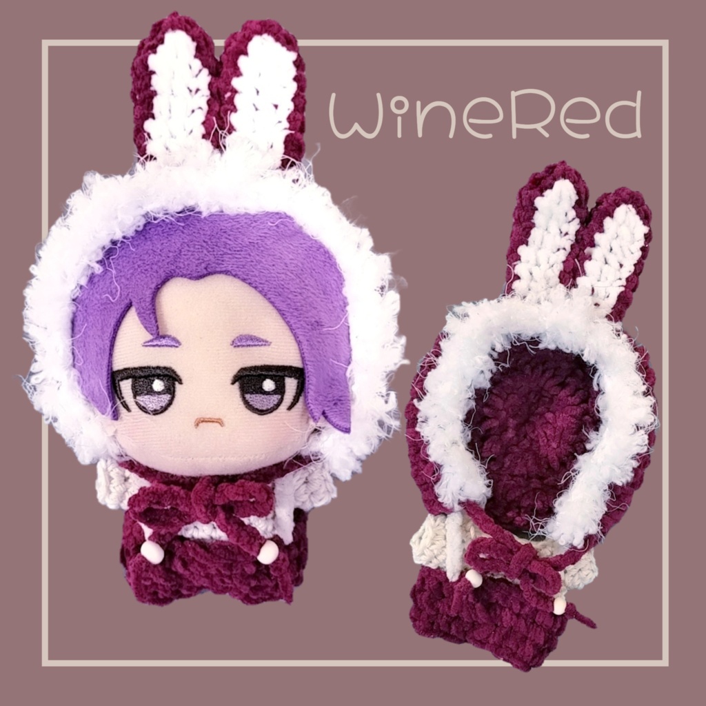 雪うさぎさんset(“. .”)⸒⸒ෆ ᩚ