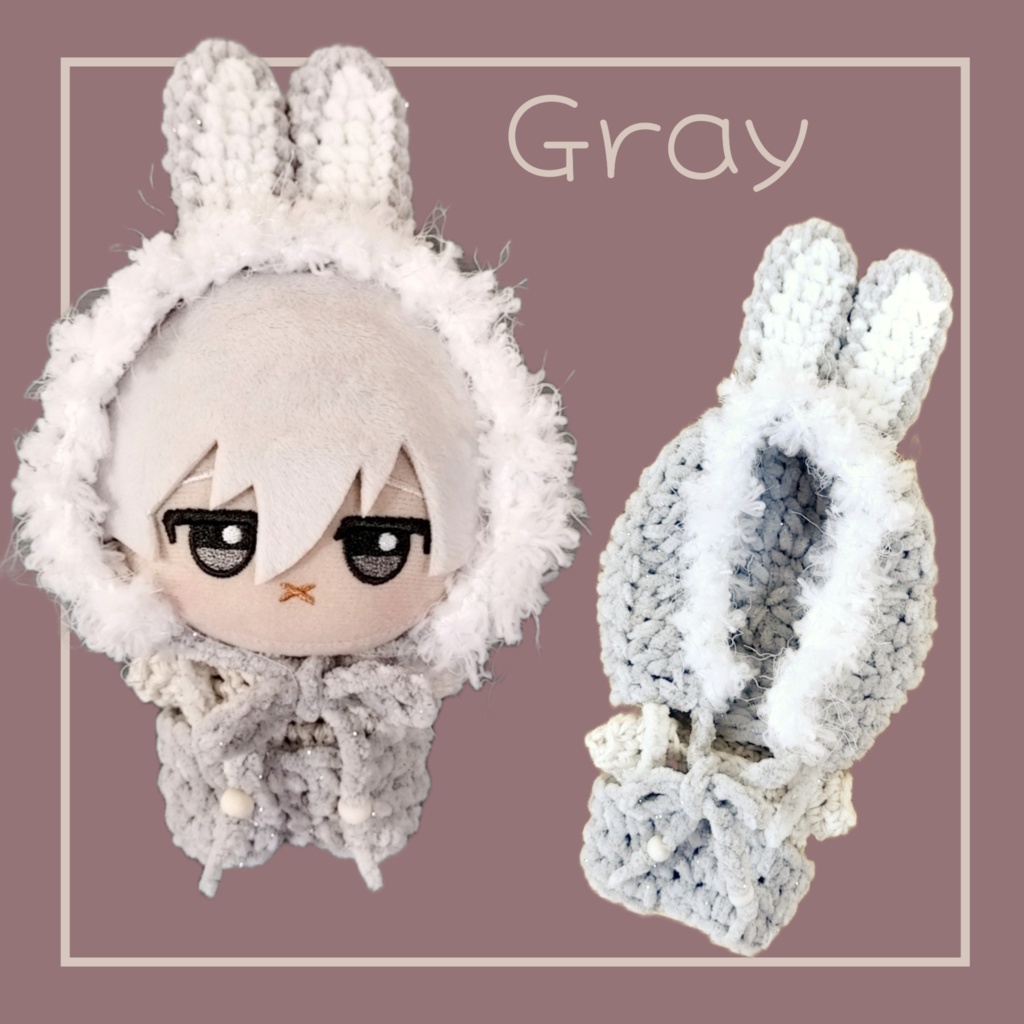 雪うさぎさんset(“. .”)⸒⸒ෆ ᩚ