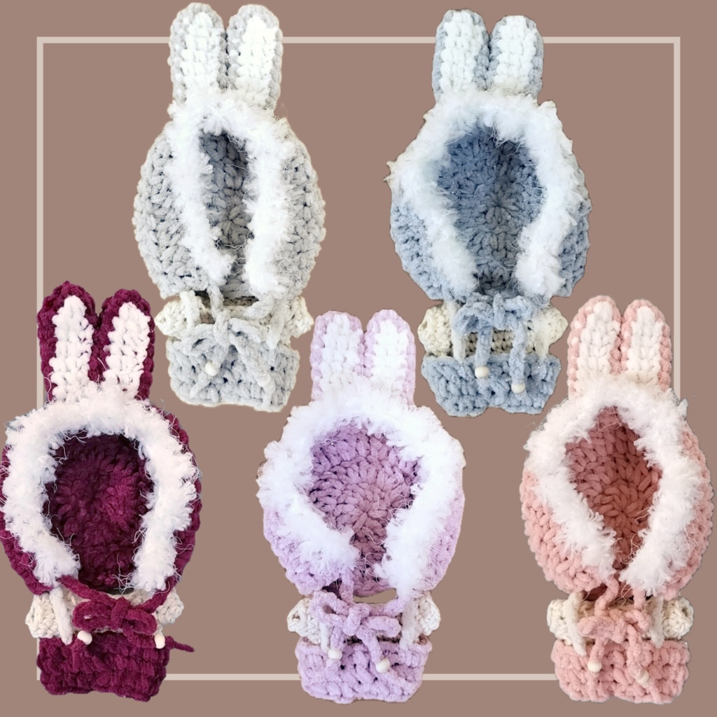 雪うさぎさんset(“. .”)⸒⸒ෆ ᩚ