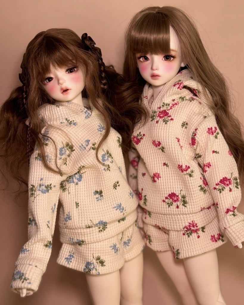 花柄ルームウェアセット