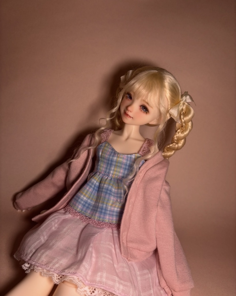 チェックチュニック