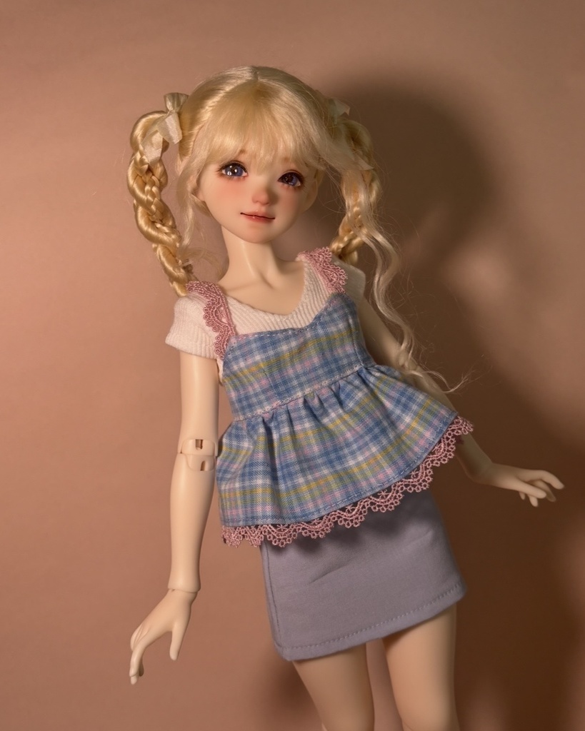 チェックチュニック