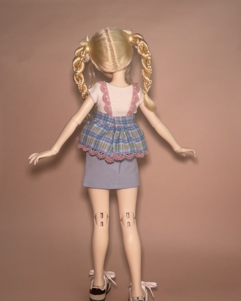 チェックチュニック