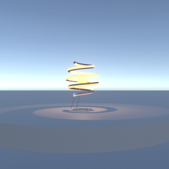 シンプル螺旋ライト