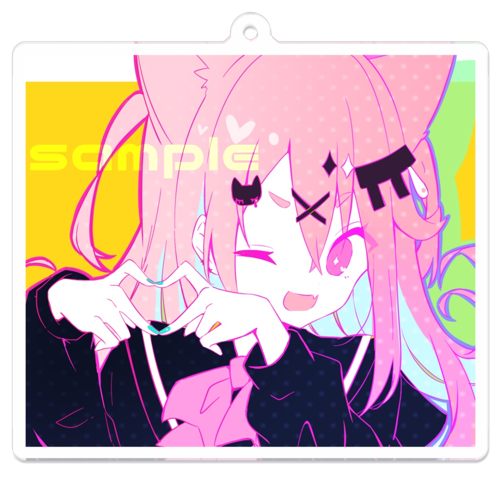 あまがさアクリルキーホルダー