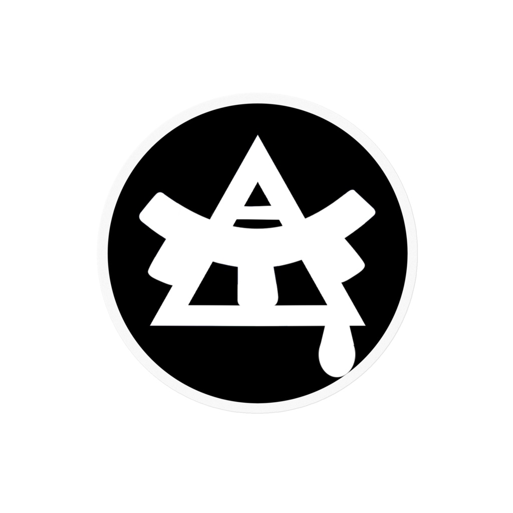 あまがさロゴステッカー