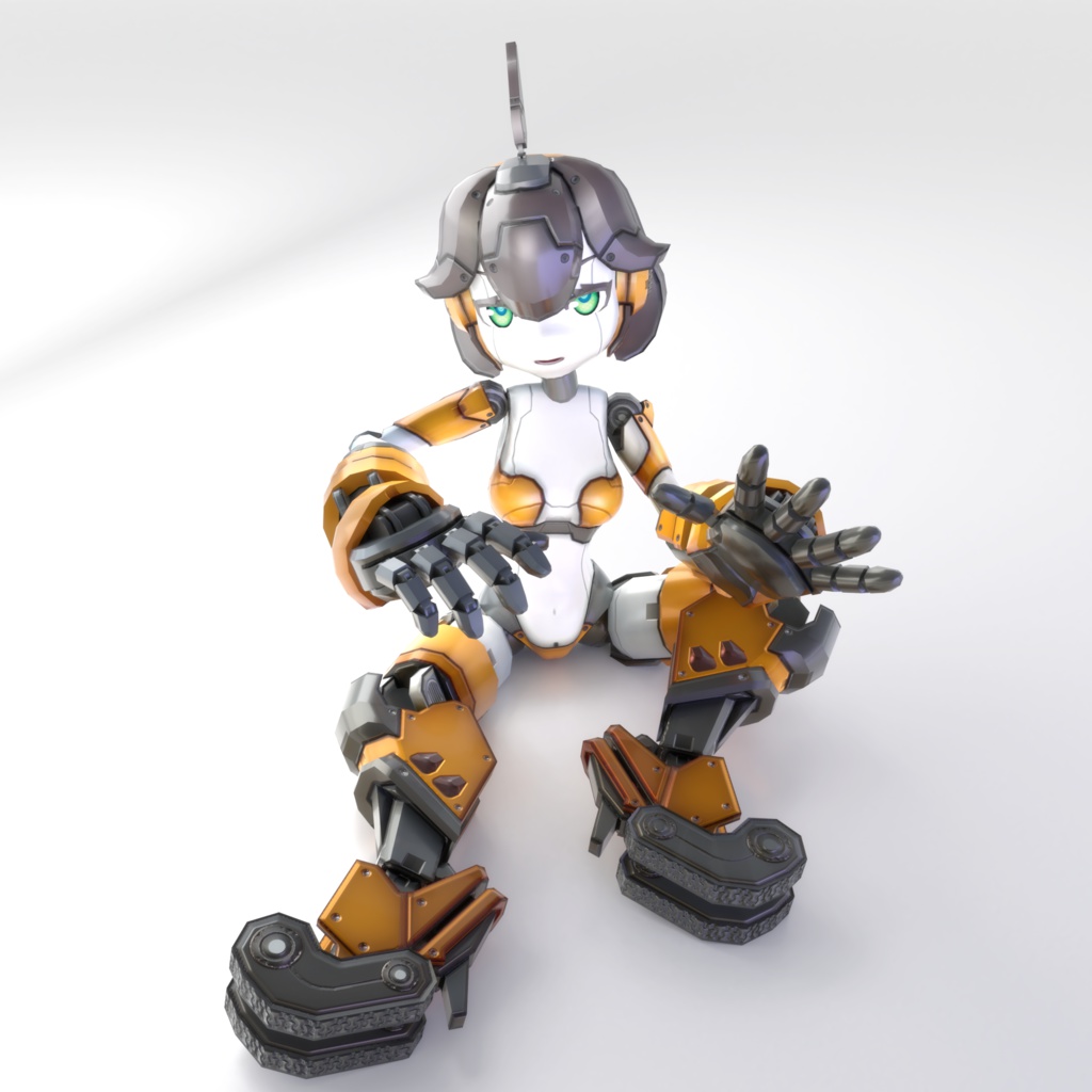 VRChat対応アバターモデル 『テレハンドラ』