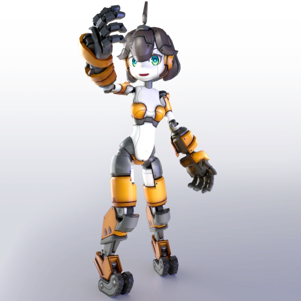 VRChat対応アバターモデル 『テレハンドラ』