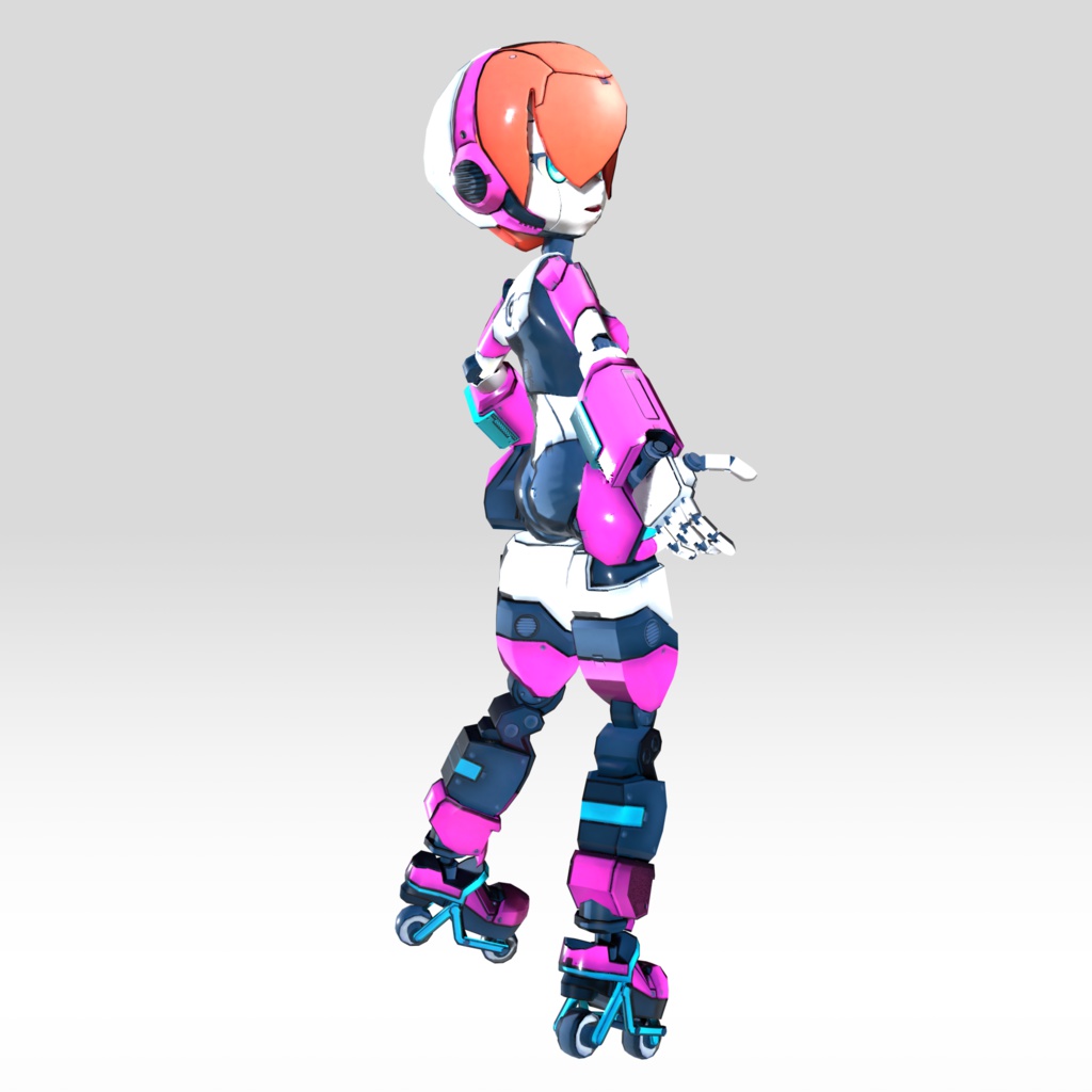 VRChat対応アバターモデル 『ローラーメディ』