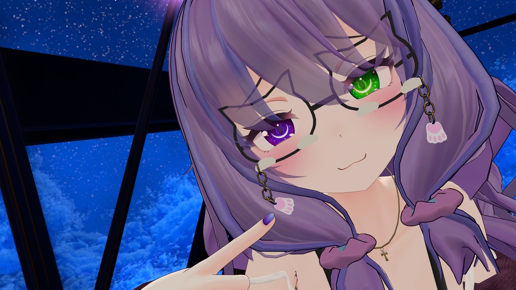 【無料配布】にゃんこめがね